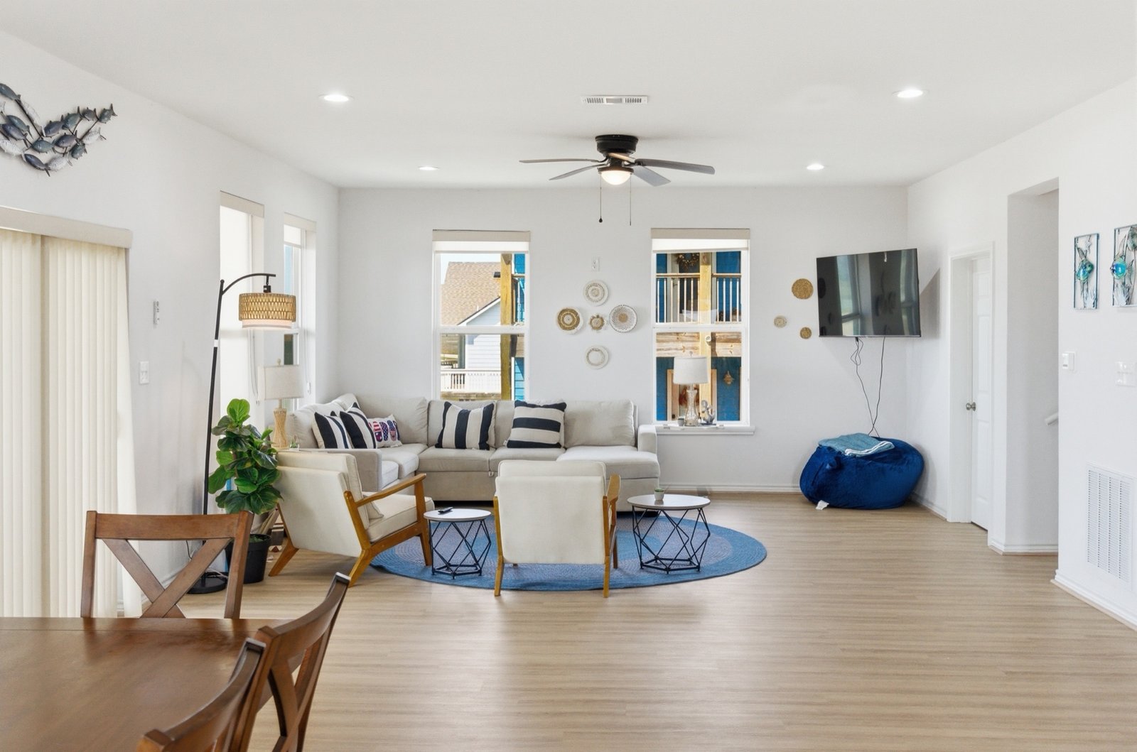 Staged interior example